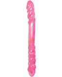 Basix Rubber Works 16" Double Dong - Pink