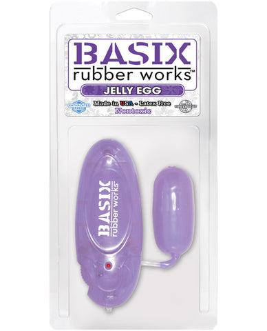 Basix Rubber Works Jelly Egg - Purple