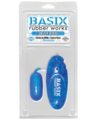Basix Rubber Works Worx Jelly Egg - Blue