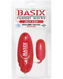 Basix Rubber Works Jelly Egg - Red