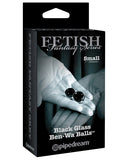 Fetish Fantasy Limited Edition Black Glass Ben-Wa Balls - Small