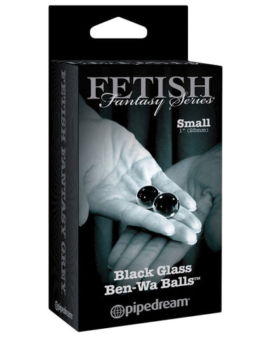 Fetish Fantasy Limited Edition Black Glass Ben-Wa Balls - Small
