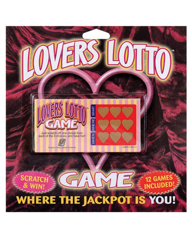 Lovers Lotto Scratch Ticket Game - Pack of 12 Cards