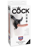King Cock Strap On Harness w-6" Cock - Flesh