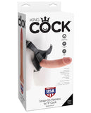 King Cock Strap On Harness w-9" Cock - Flesh