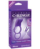 Fantasy C-Ringz Twin Teazer Rabbit Ring - Purple