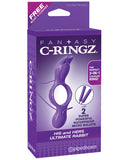 Fantasy C-Ringz His & Hers Ultimate Rabbit w-Remote - Purple