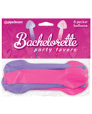 Bachelorette Party Favors Pecker Balloons - Pack of 6