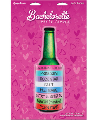 Bachelorette Party Favors Beer Rings - Asst. Colors and Sayings