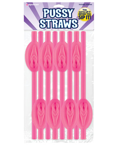 Pussy Straws - Pack of 8