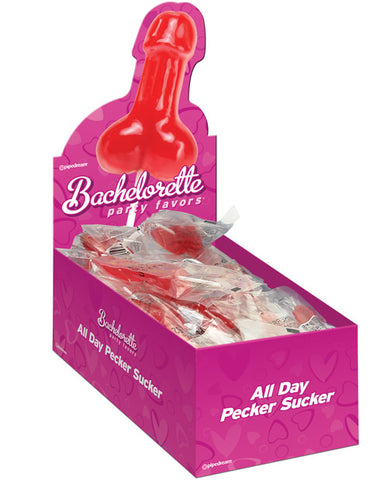 Bachelorette Party Favors All Day Pecker Sucker - Display of 60