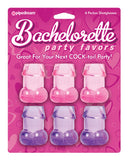 Bachelorette Party Favors Pecker Shot Glasses - Pack of 6