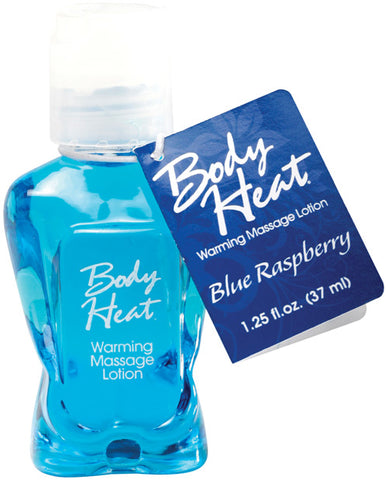 Mini Body Heat Lotion - 1.25 oz Blue Raspberry