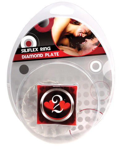 Heart2Heart Cock Ring Sili Flex Mega - Clear