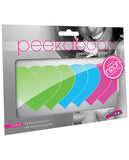 Peekaboos Neon Hearts Value Pack - O-S Pack of 3