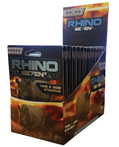 Rhino 7 II Display - 2 Capsule Blister Display of 30