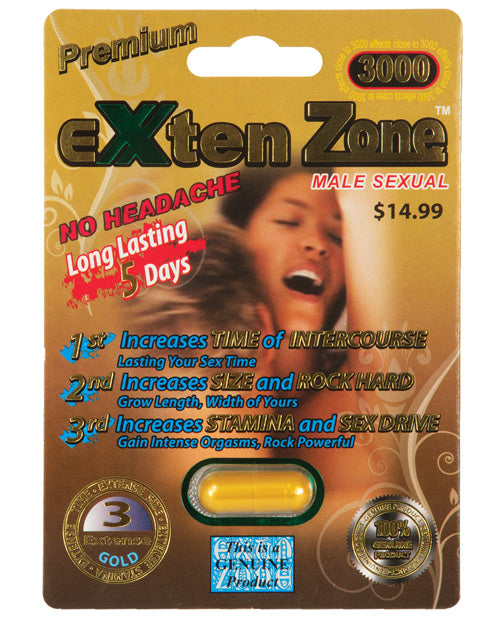 ExtenZone Premium Gold 3000 - 1 Capsule