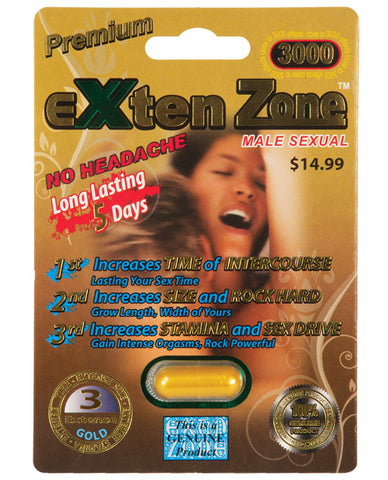 ExtenZone Premium Gold 3000 - 1 Capsule