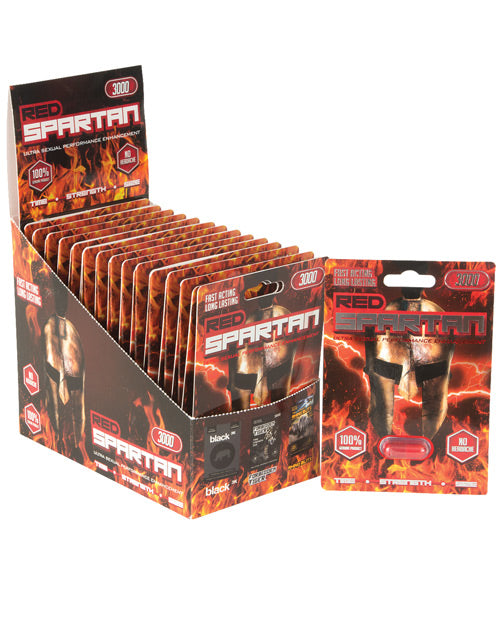 Red Spartan 3000 Display - Box of 30