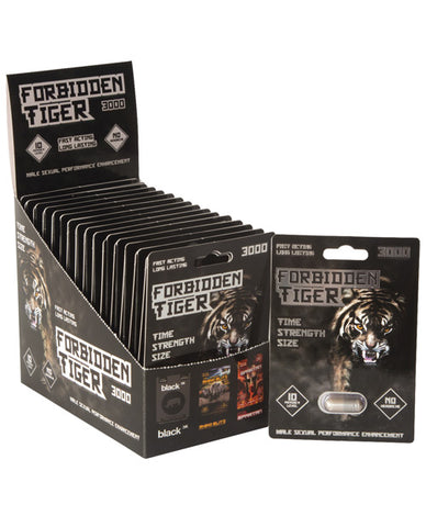 Forbidden Tiger 3000 Display - 1 Capsule Blister Box of 30
