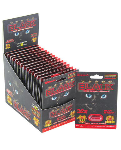 Titanium Black Display - 1 Capsule Blister Display of 30