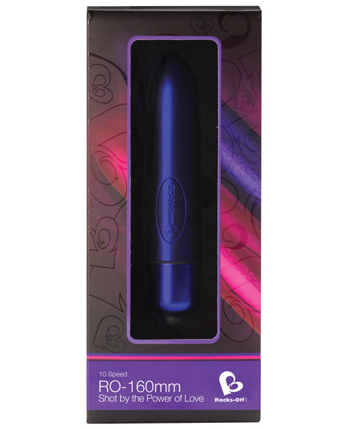 Rocks Off RO-160 mm - 10 Function Bullet Blue