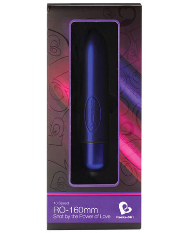 Rocks Off RO-160 mm - 10 Function Bullet Blue