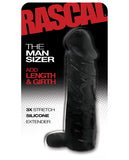 The Man Sizer 3X Stretch Silicone Extender - Black