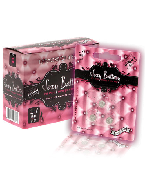 Sexy Battery LR41 - 3G-A - Box of 10 Three Packs