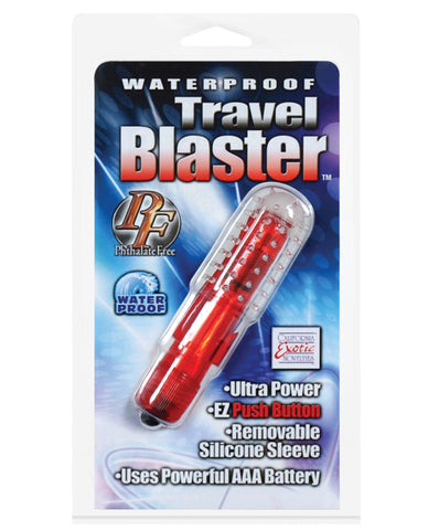 Travel Blaster w-Silicone Sleeve Waterproof - Red