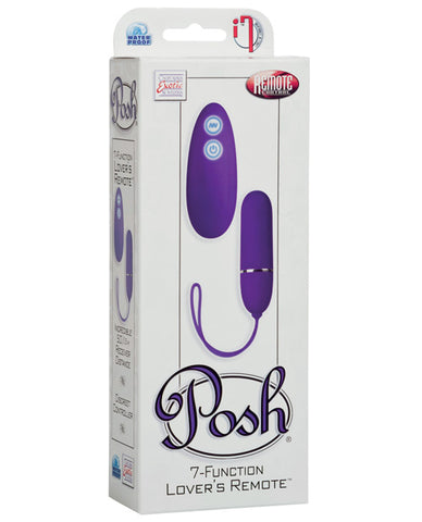 Posh 7 Function Lovers Remote - Purple