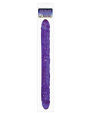 Reflective Gel 18" Veined Double Dong - Lavender