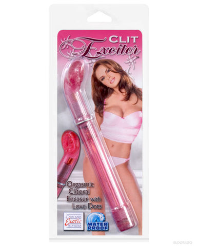 Clit Exciter w-Love Dots - Pink