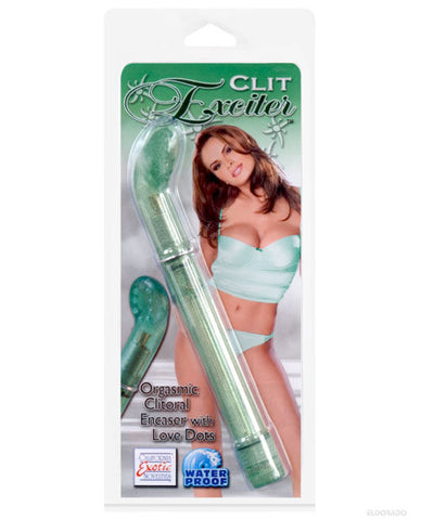 Clit Exciter w-Love Dots - Green