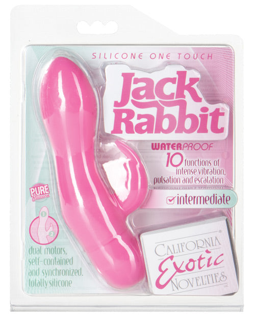 Jack Rabbits Silicone One Touch - Pink