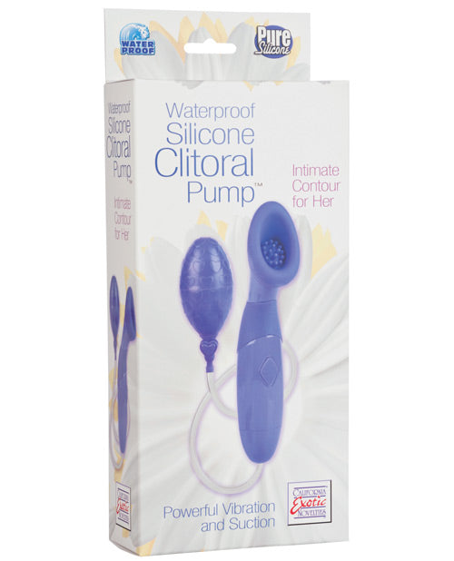 Intimate Pumps Silicone Clitoral Pumps Waterproof - Purple