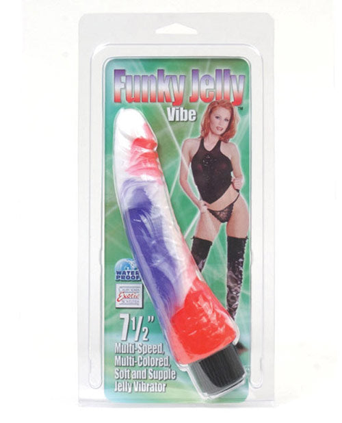 Funky Jelly 7.5" Waterproof - Pink-Purple