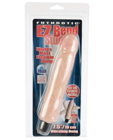 Futurotic Ez Bend Stud 7.5" Dong Waterproof - Flesh