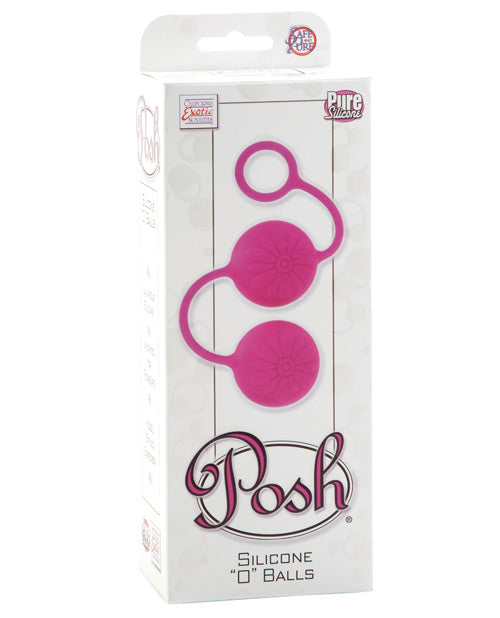 Posh Silicone "O" Balls - Pink