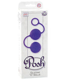 Posh Silicone "O" Balls - Purple