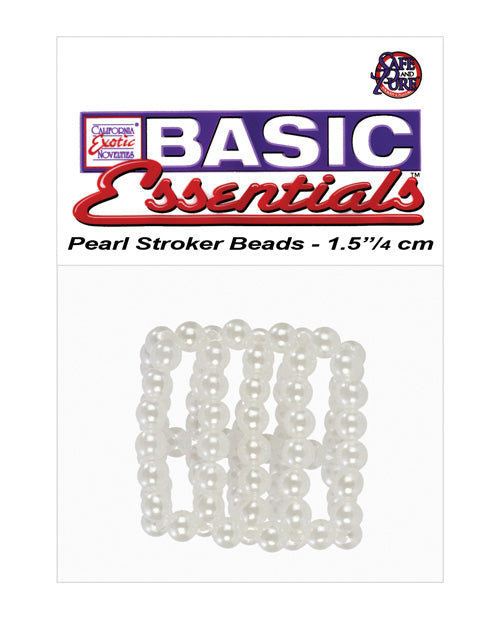 Basic Essentials Pearl Stroker Beads Small