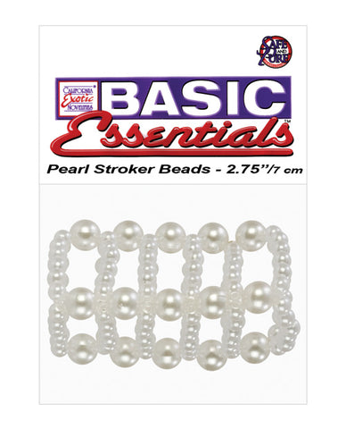Basic Essentials Pearl Stroker Beads Large