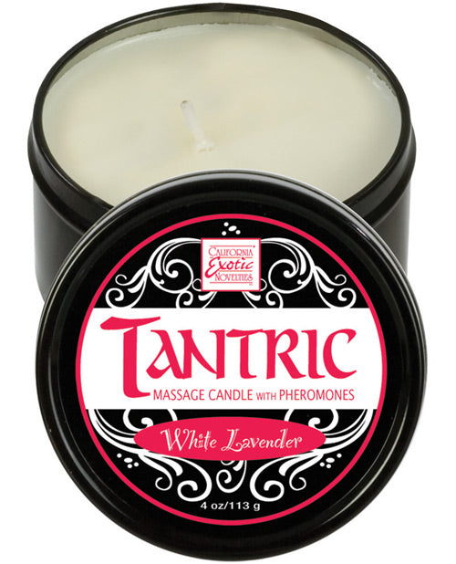 Tantric Soy Candle w-Pheromones - White Lavender