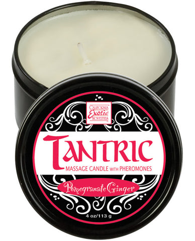 Tantric Soy Candle w-Pheromones - Pomegranate Ginger