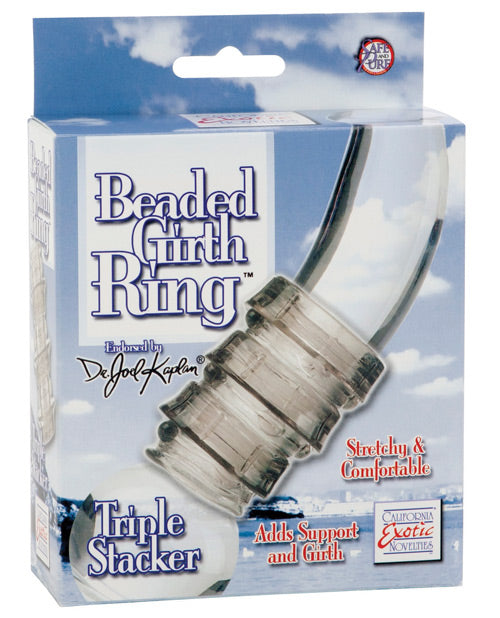 Dr Joel Kaplan Beaded Girth Ring Triple Stacker