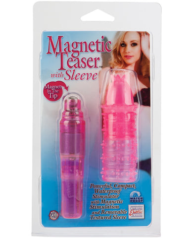 Magnetic Teaser w-Silicone Sleeve - Pink