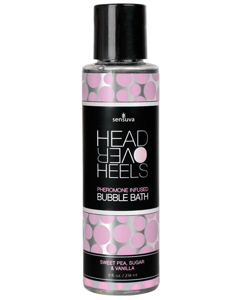 Sensuva Head Over Heels Bubble Bath - 8 oz Vanilla-Sugar-Sweet Pea