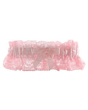 Night to Remember Leg Garter - White-Pink Bulk Packaging by sassigirl