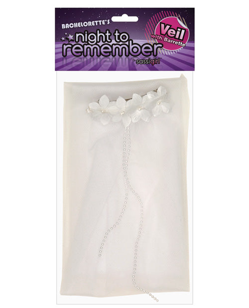 Night to Remember Veil w-Barrette by sassigirl