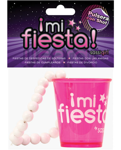 Mi Fiesta Pulsera con Shot by sassi girl